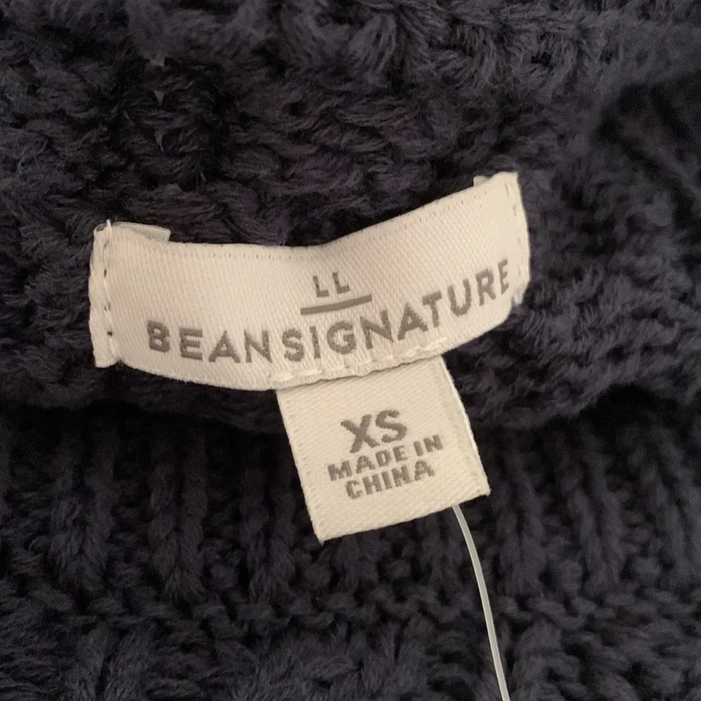 LL Bean, tunic sweater with side zipper slit detail, size XS, NWT - Picture 6 of 8